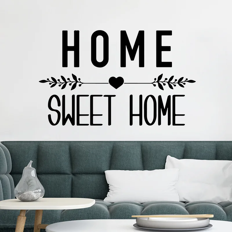 

Letter Wall Sticker Home Sweet Home Decor Windows Wall Stickers DIY Removable Art Vinyl Wall Sticker Art Diy Home Decoration