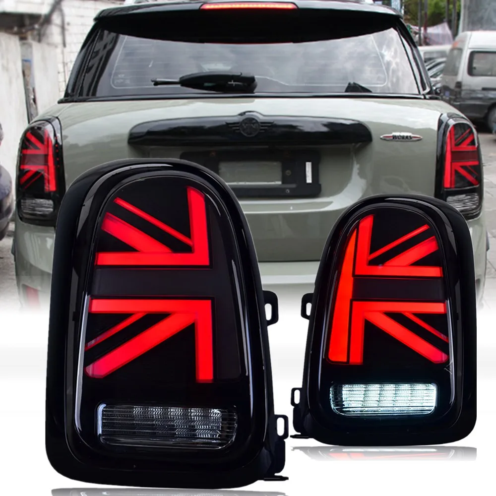 

2pc Led Tail Lights For BMW Mini Cooper Countryman F60 2017-2022 Rear Brake Sequential Turn Signals Taillight Assembly