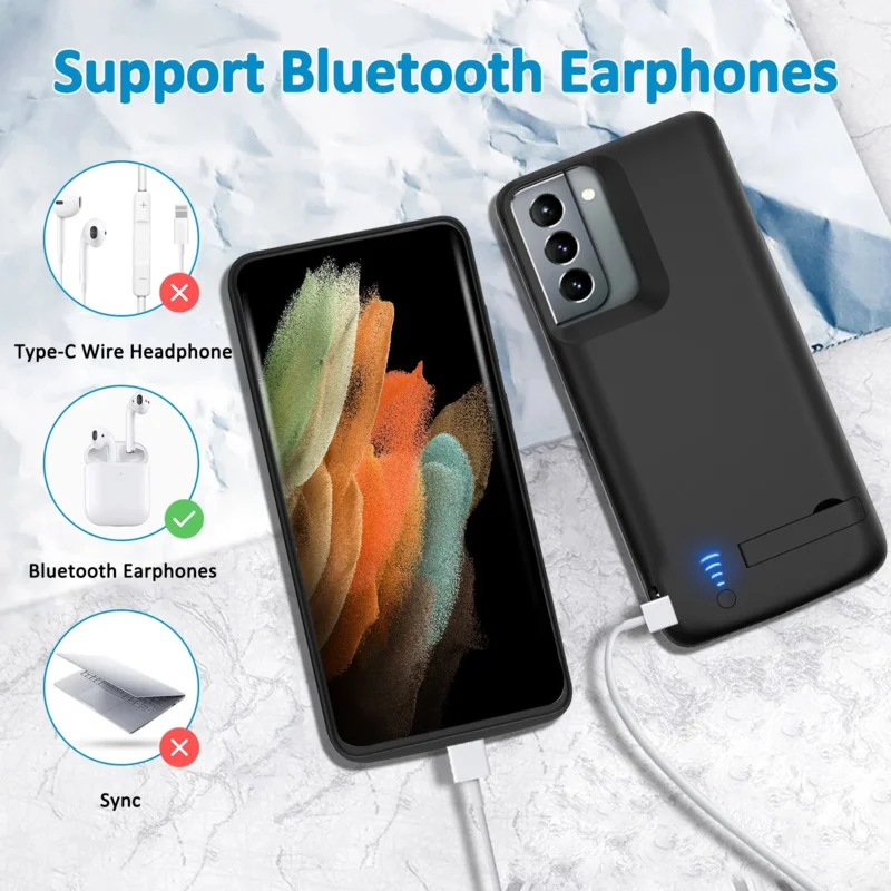 Battery Charger Case For Samsung Galaxy S23 22 Ultra Note 10 20 S10 S20 S21 Plus Power bank Portable battery Cover For S20 FE