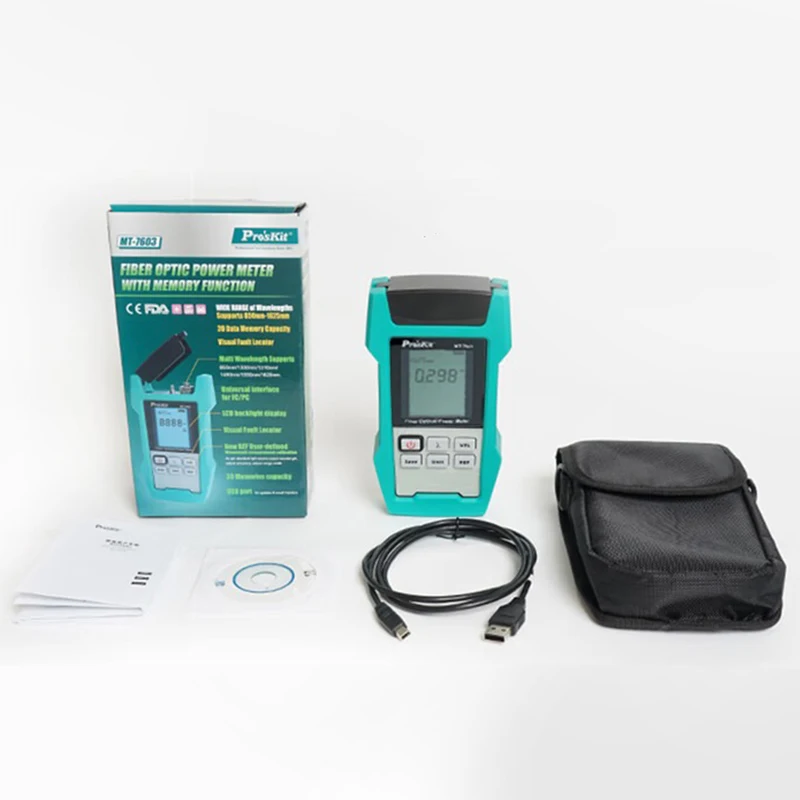 Pro 'SKIT MT-7603-C Волоконно-оптический измеритель мощности накопительного типа FC