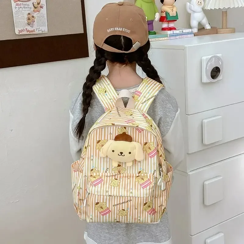 Sanrioed аниме рюкзак Hello Kitty Kuromi My Melody Cinnamoroll детская сумка на плечо мультфильм милые
