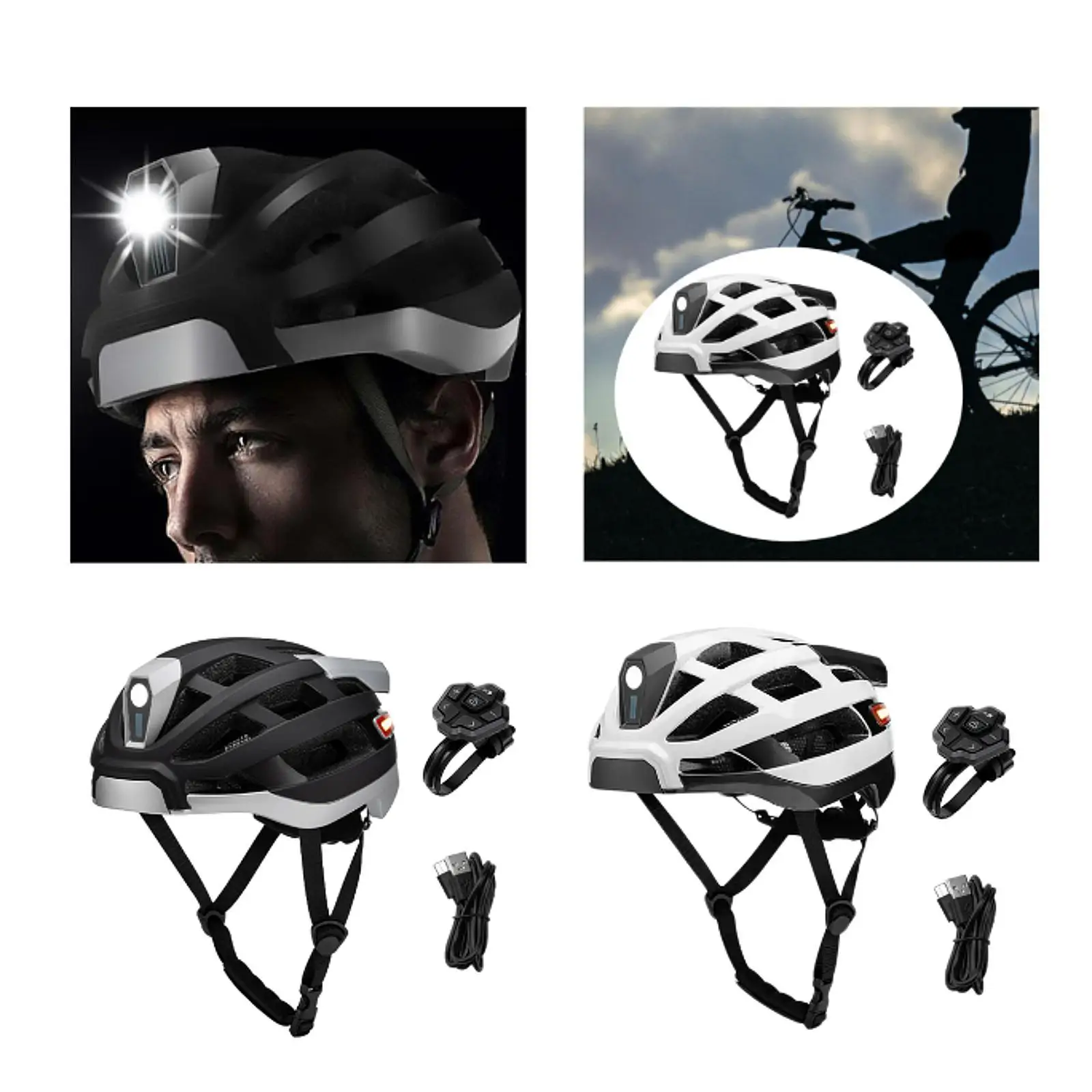 Умный велосипедный шлем для мужчин и женщин головной убор освещение