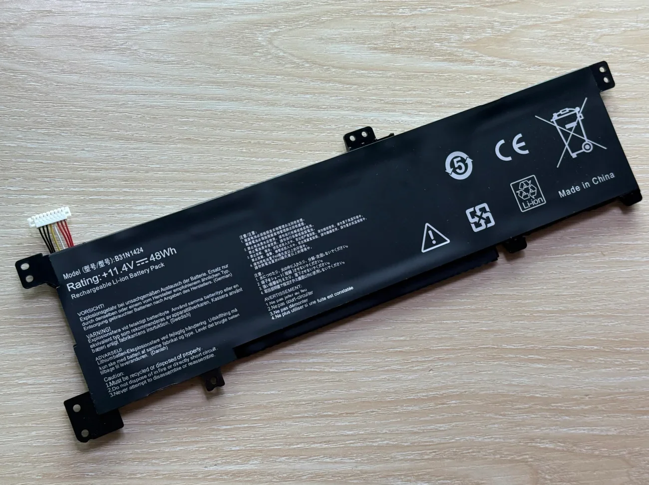 11 4 В 48 Втч B31N1424 Аккумулятор для ноутбука ASUS A400U A401L K401L K401U B5010 500 200 K401LB5010 K401LB5500 K401LB5200