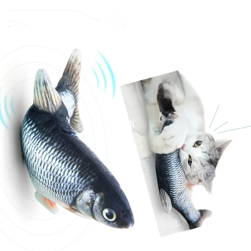 

Hot Toy Electric Jumping Fish Funny Cat Toy Dog Toy Simulation Fish Bite-Resistant Funny Cat Stick
