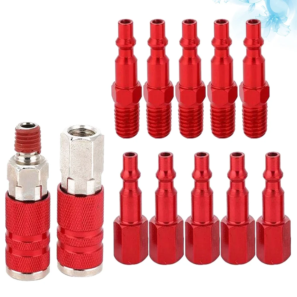 

12Pcs Connector Quick Pneumatic Joint Connector Tube Connector for DIY Change Repair