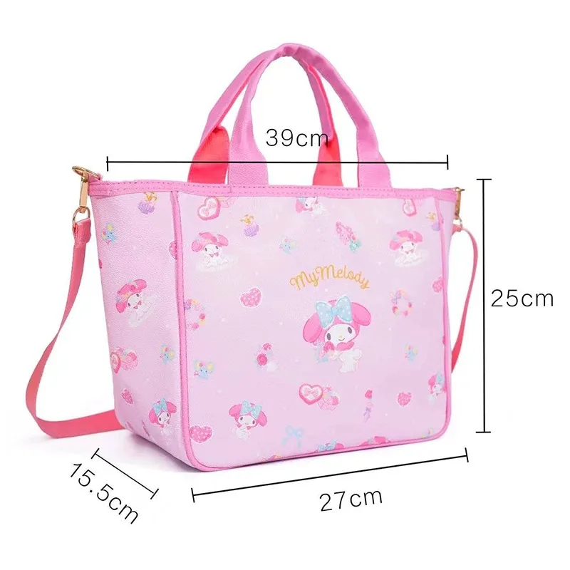 Аниме Sanrio Cinnamoroll Kuromi Hello Kitty милая сумка на плечо моя мелодия мультяшная