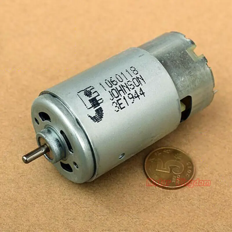 JOHNSON 1060118 RS-570 DC Motor 12V-24V 20000RPM High Speed High Power Engine for Electric drill tool
