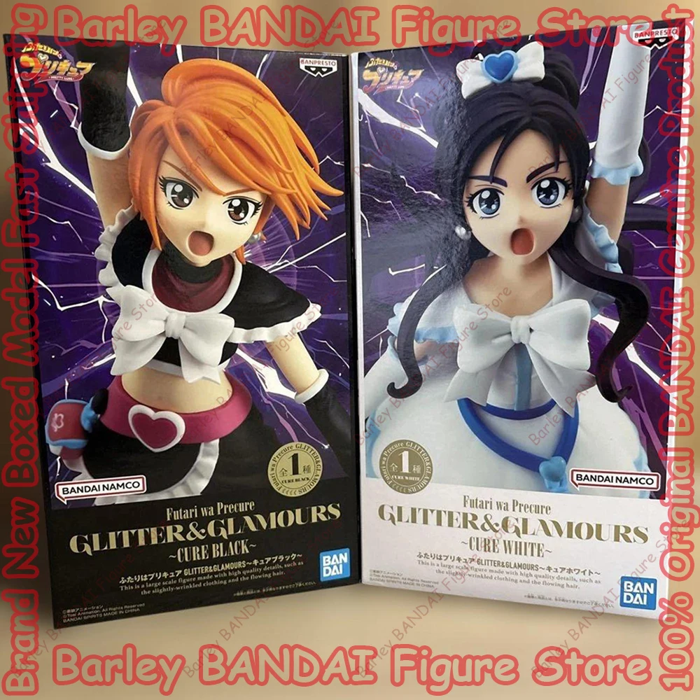 Фото Оригинальные в наличии BANPRESTO GLITTER&GLAMOURS Cure White Cure, черные аниме-фигурки, коллекция моделей, игрушки, украшение стола, подарки №1