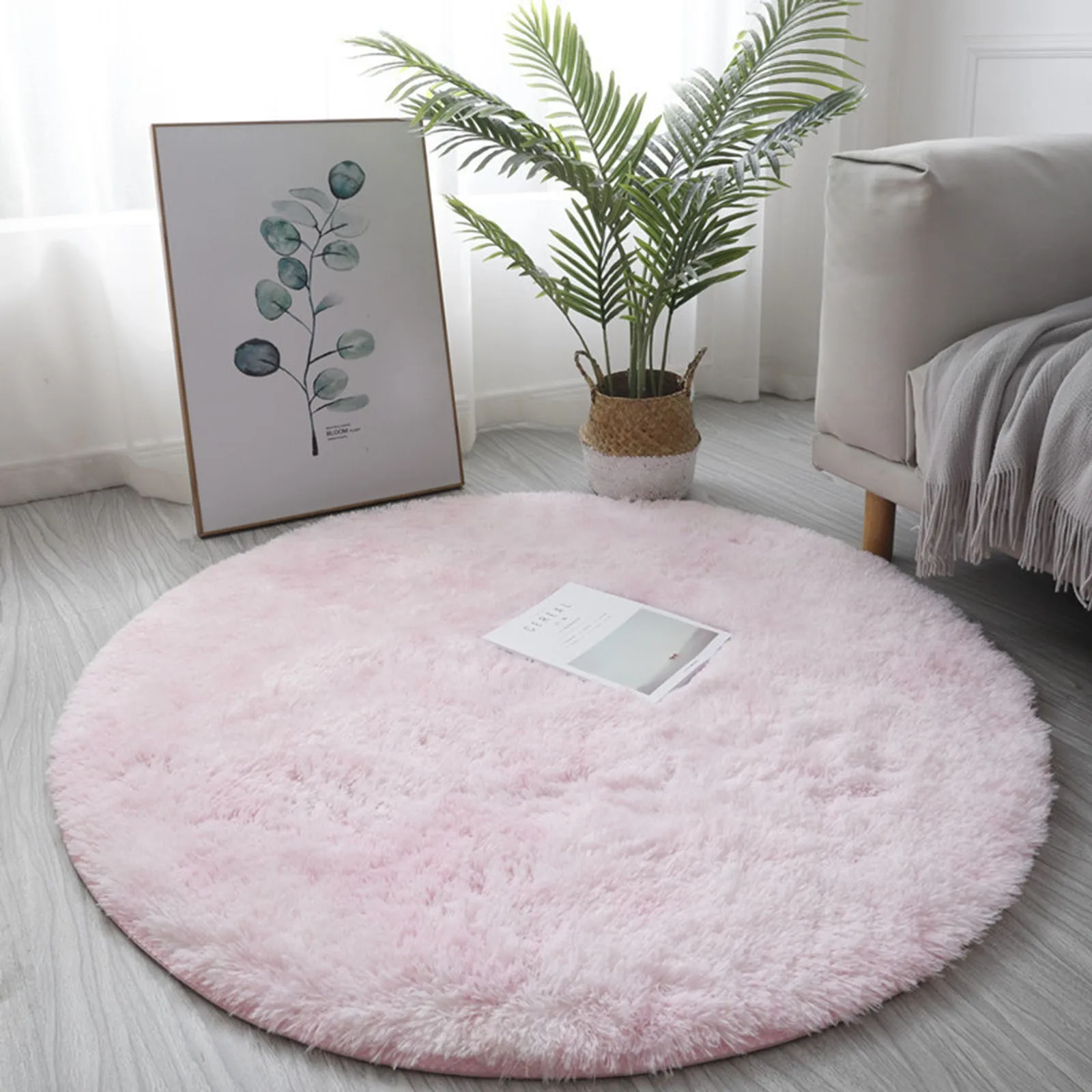 

Summer Blankets Round Fluffy Soft Area Rugs For Kids Girls Room Princess h Shaggy Carpet Cute 6 9 Rugs for Living Room