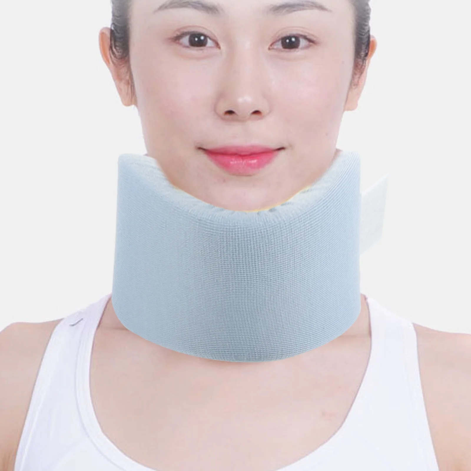 

Cervical Support Neck Pillow Travel Warming Wrap Collar Women Brace Pain Supple Soft Collars Protector