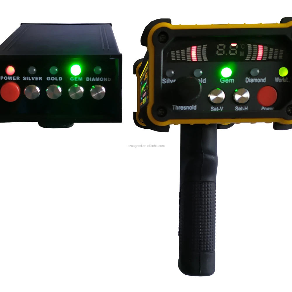 

Металлоискатель Yun yiupgrade GR1000, металлоискатель для золота, большого радиуса действия, с серебряными драгоценными камнями, алмазами, функция цифровой настройки