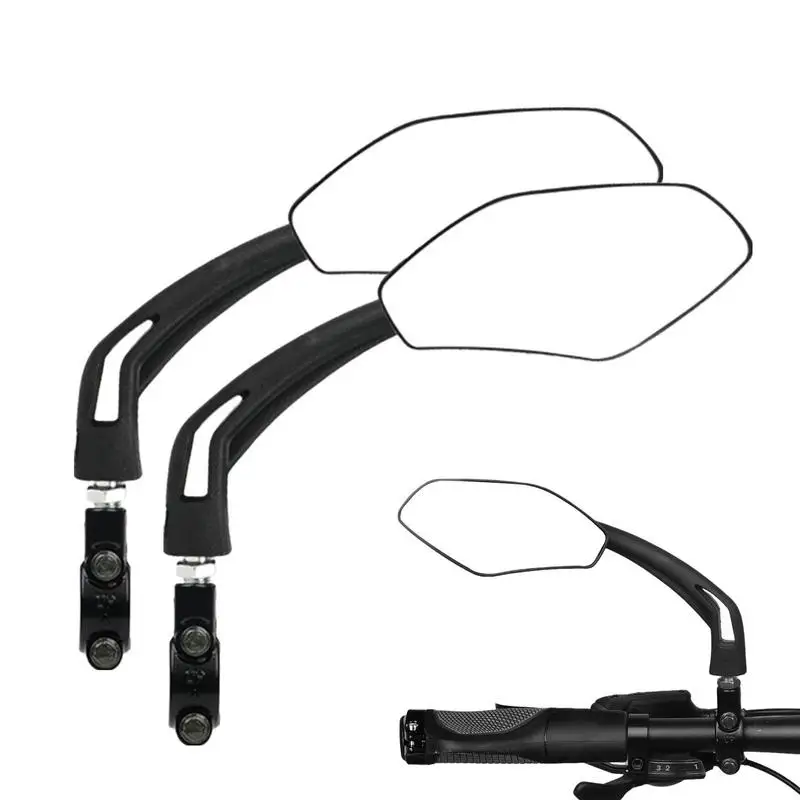 

Bike Mirror Bike Rearview Mirror Bar Mirror For Safe Cycling Adjustable Bike Handlebar Mirror Clear Anti Glare For Mountain Bike