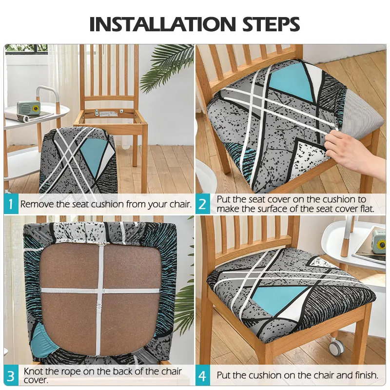 1/2/4/6 шт. эластичные чехлы на сиденья с принтом | Дом и сад
