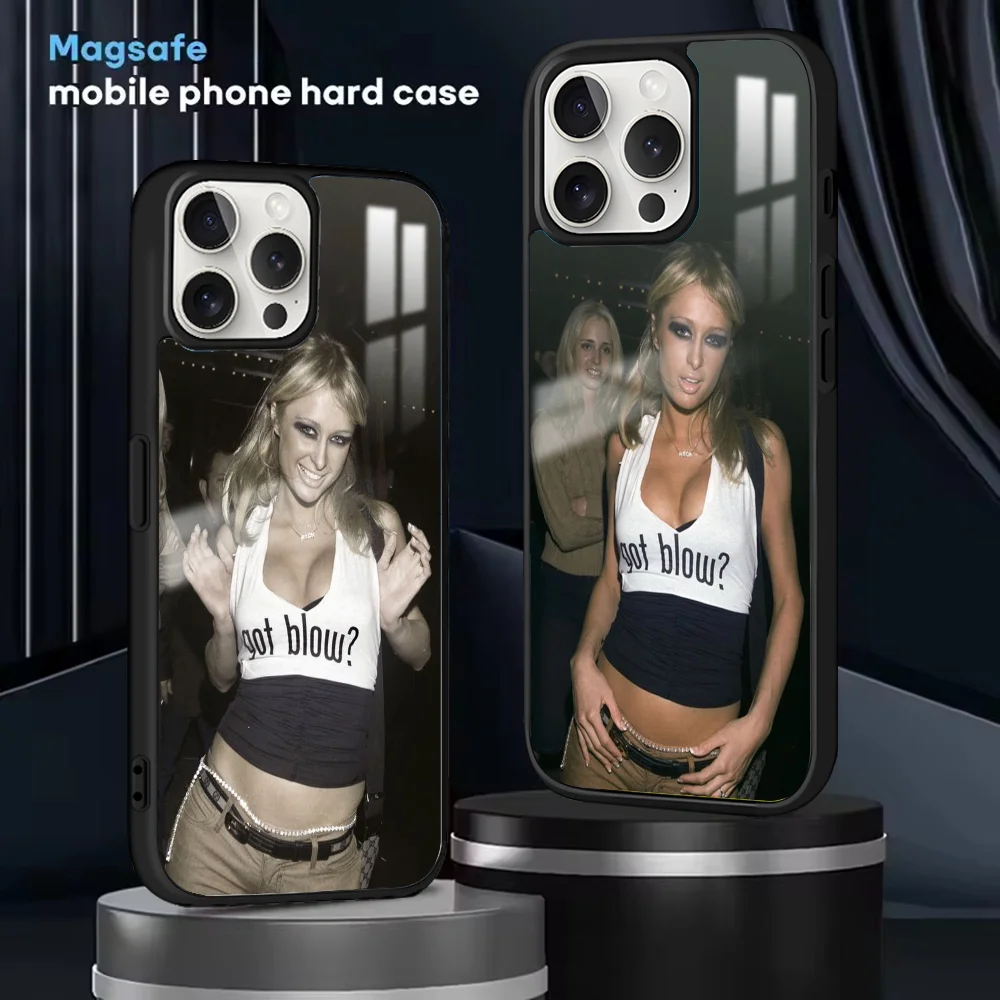 Чехол для телефона P-Paris HiltonS Got Blow iPhone 16 15 14 13 12 11 Pro Max Plus Mini магнитный чехол