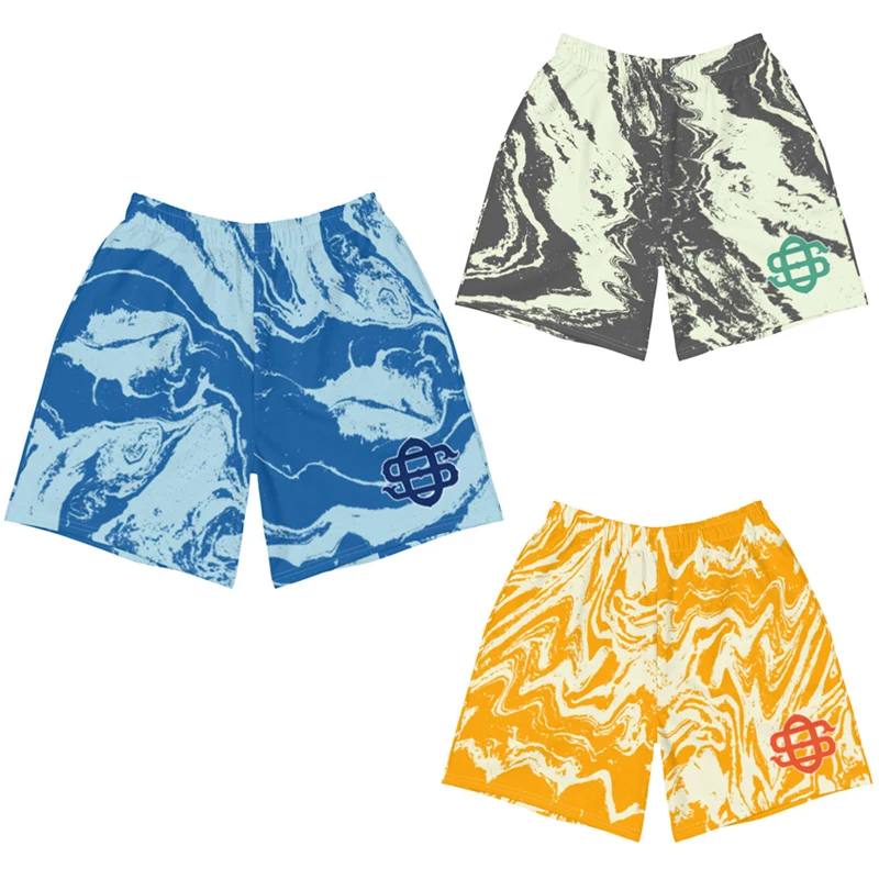 

2022 summer new men's and women's shorts gym basketball exercise sports pants beach quick-drying mesh casual pants