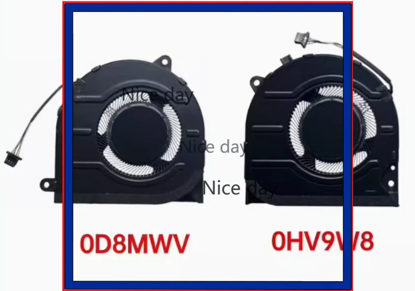 Новый вентилятор для Dell inspiron 14 Plus 7430 0HV9W8 0D8MWV