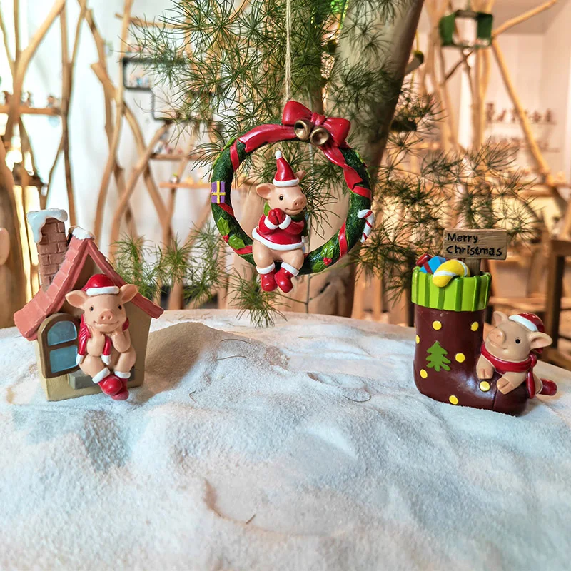 

Cute Pig Merry Christmas Decorations for Home 2023 Christmas Tree Hanging Ornament Children Gifts Happy New Year
