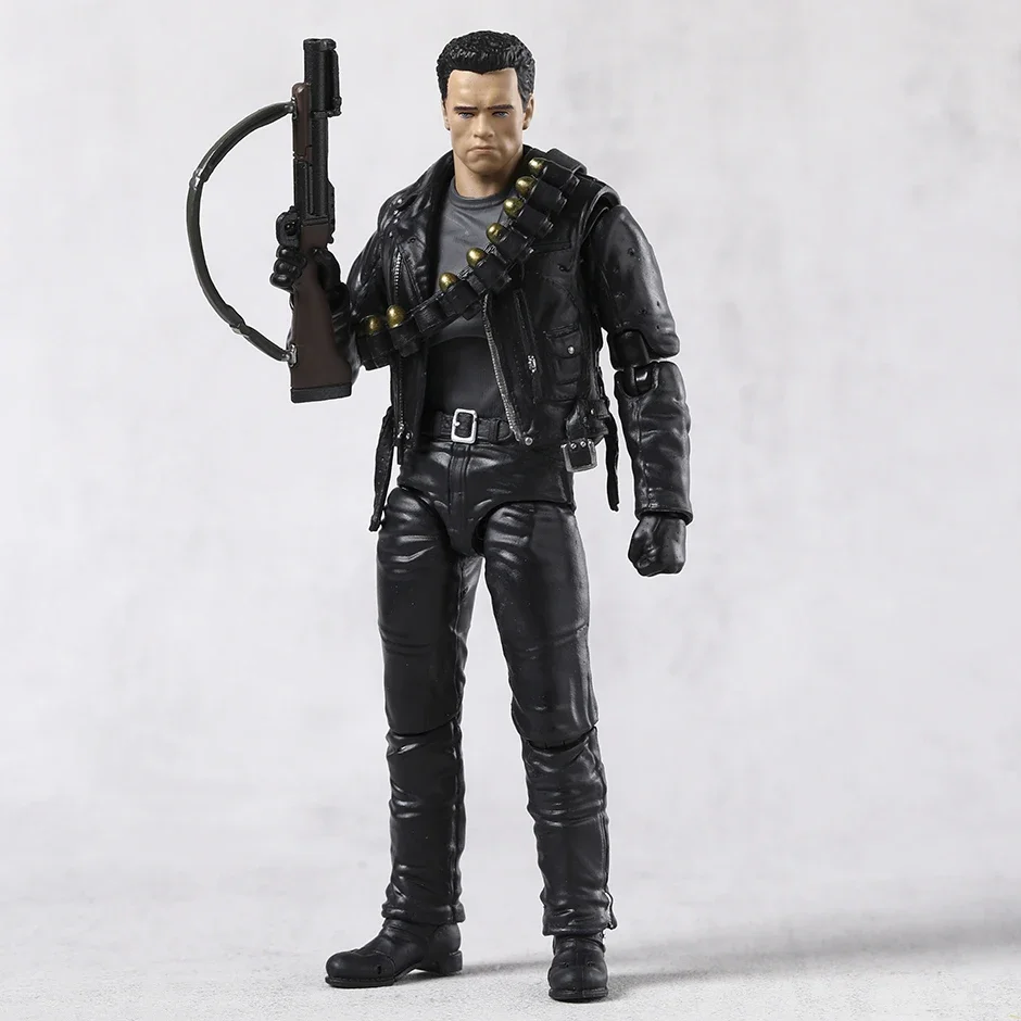 MAFEX No199 Терминатор 2: День Judgement T-800 Фигурка Коллекция ПВХ Модель Игрушки Подарок