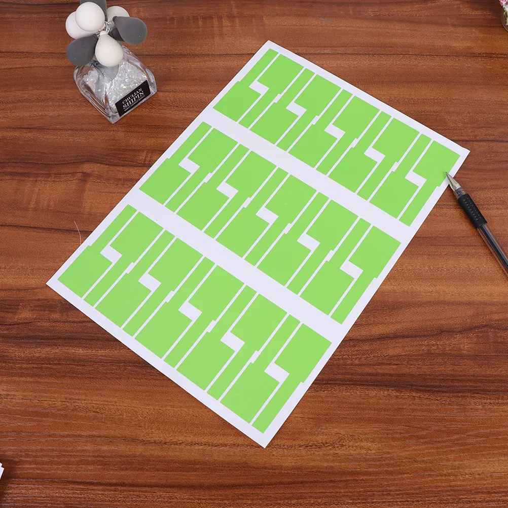 

10 Pcs Tags Sticker Tags Metallic Line Tags Tags Computer Stickers Label Ethernet Cable