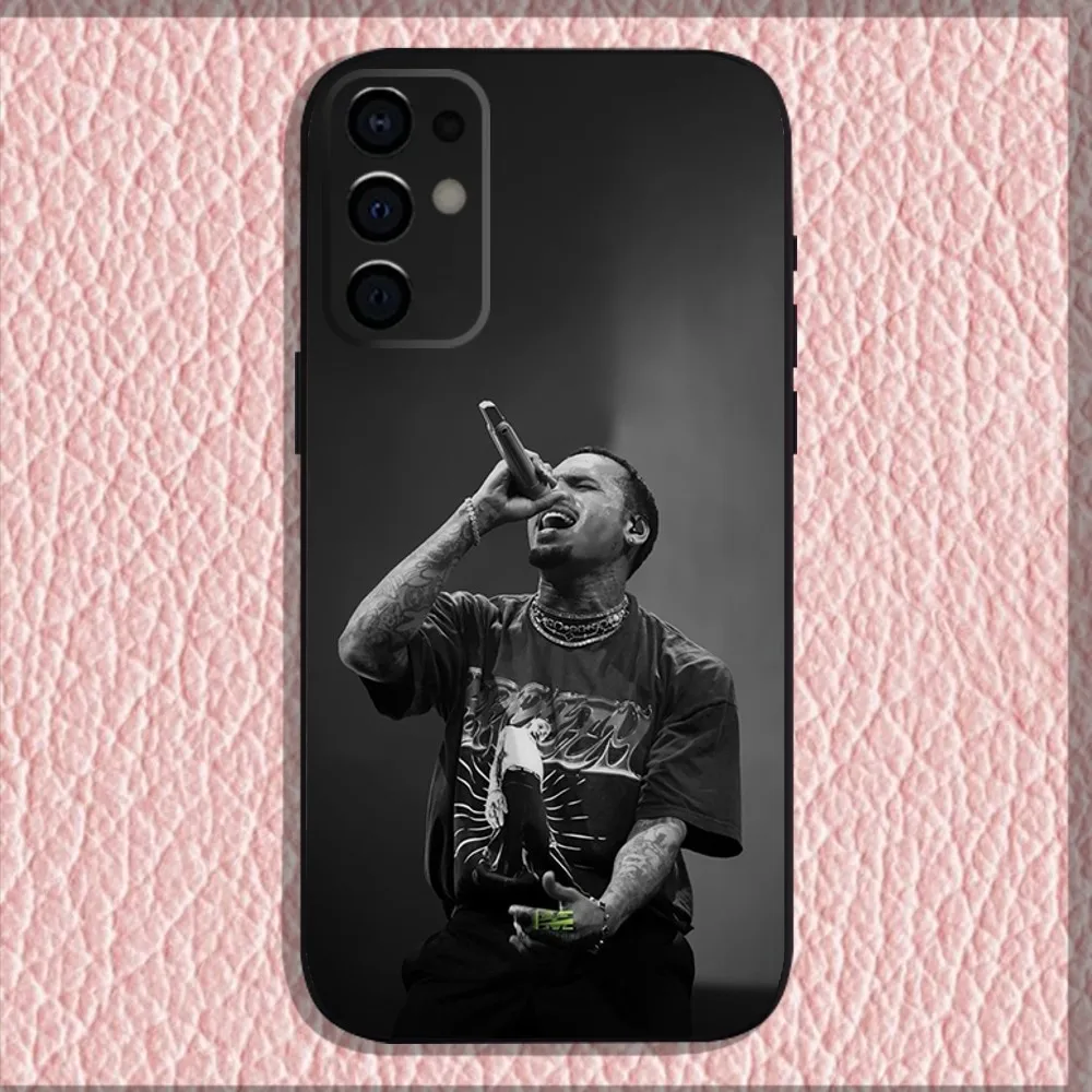 C-Крис B-коричневый Американский чехол для телефона Rapper Samsung S24 S21 S22 S23 S30 Ultra S20 Plus Fe