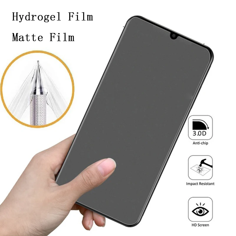 

HD Matte Film for OPPO Realme C25Y Screen Protector Hydrogel Film For OPPO A55 A31 A73 2020 Reno 4 5G Realme 5S Not Glass