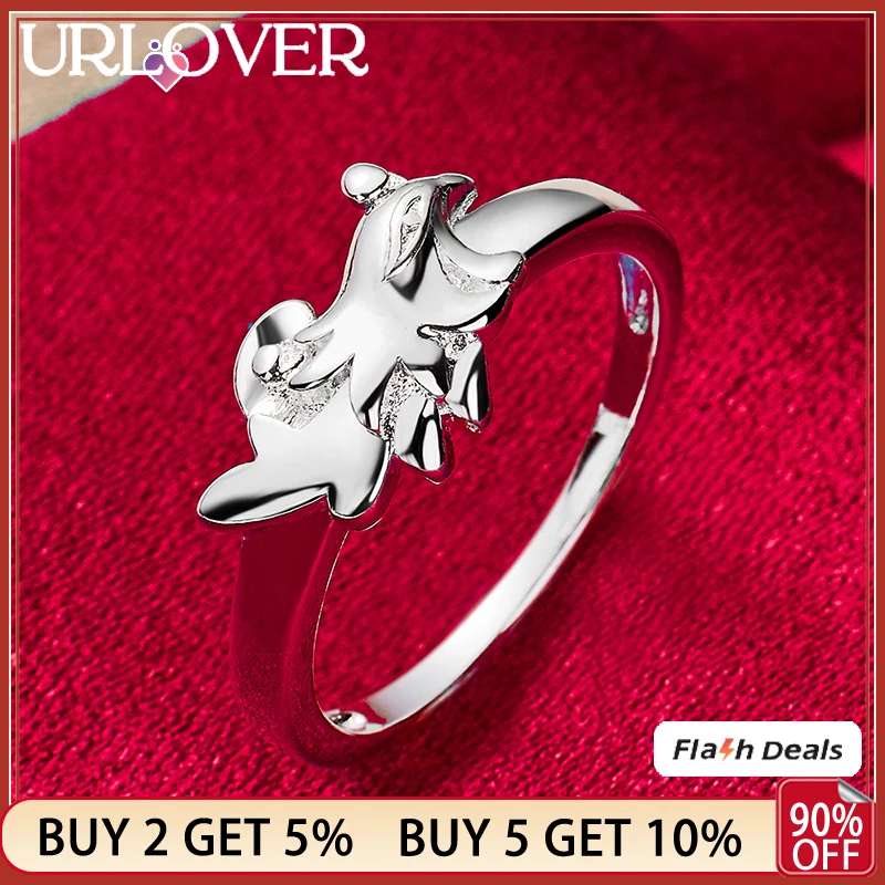 

925 Stamp Silver Color Original Chicken Ring For Women Rings Popular Fashion Jewelry Christmas Party Wedding Accessories Gift