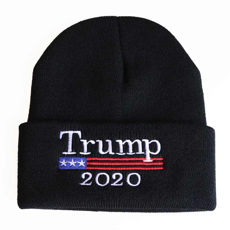

Power Trump Wool Hat 2020trump Embroidery Knitted Hat Hat, Hip Hop Hat น่ารัก สไตล์เกาหลี handmade หมวกไหมพรมกันหนาวบุขน