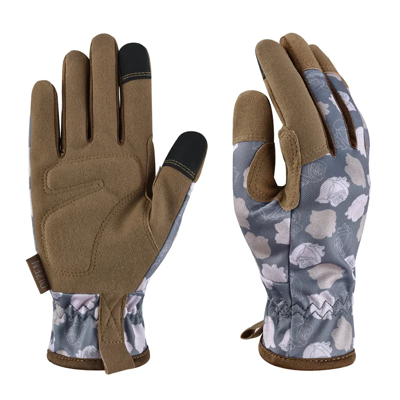 Женские садовые перчатки Moonlux из воловьей кожи