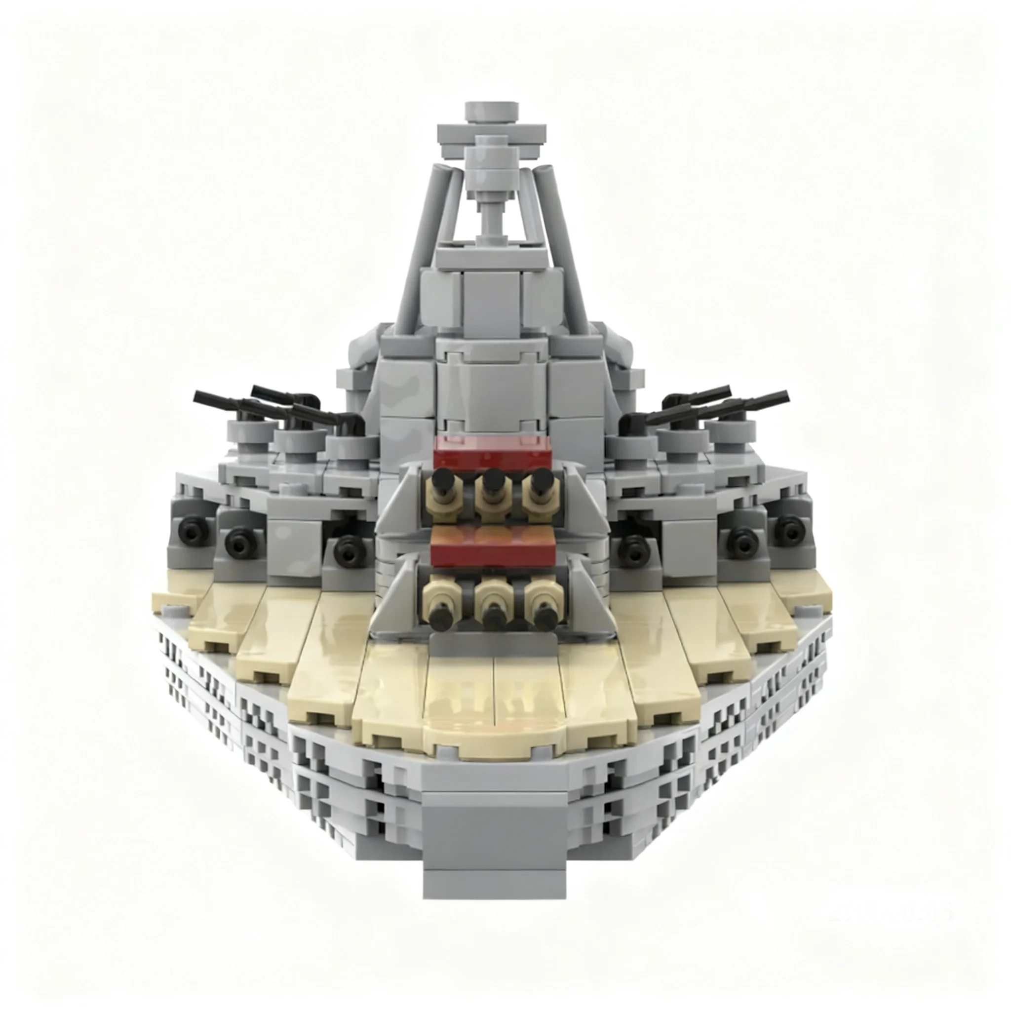 Фото 638 деталей MOC, модель линкора USS Arizona, классические строительные блоки, архитектурная модель, рождественские подарки, 3D-коллекция, креативная идея для демонстрации. №2