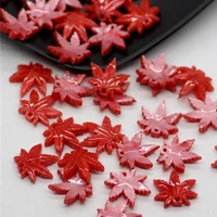 1314mm 8pcs three dimensional small maple leaf about multicolor handmade diy jewelry accessories materials