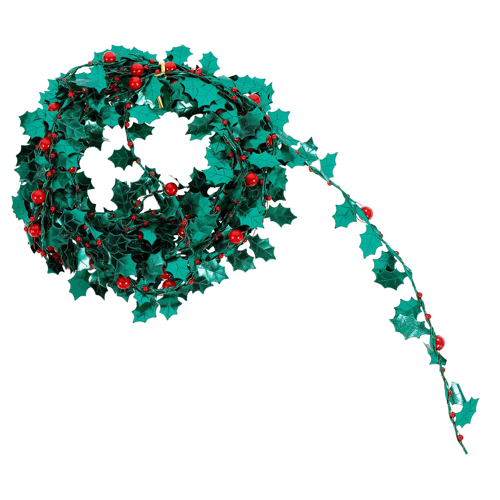

1 Roll Leaves Wire Garland Christmas Tinsel Wire Garland Wired DIY Crafts