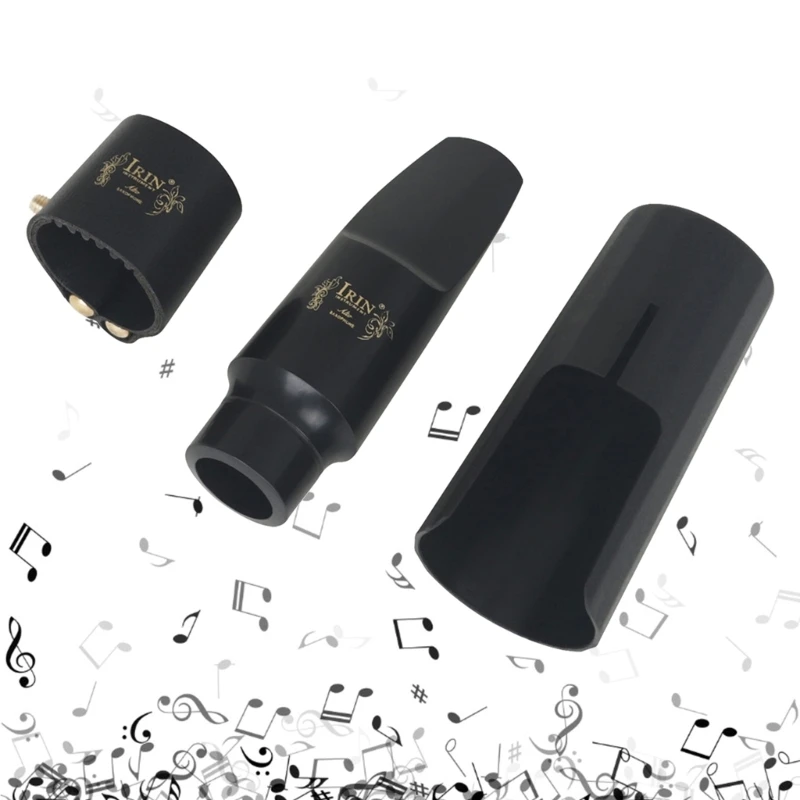 

Alto Saxophone Mouthpiece with Plastic Cap and Ligature Sax Mouthpiece Kits
