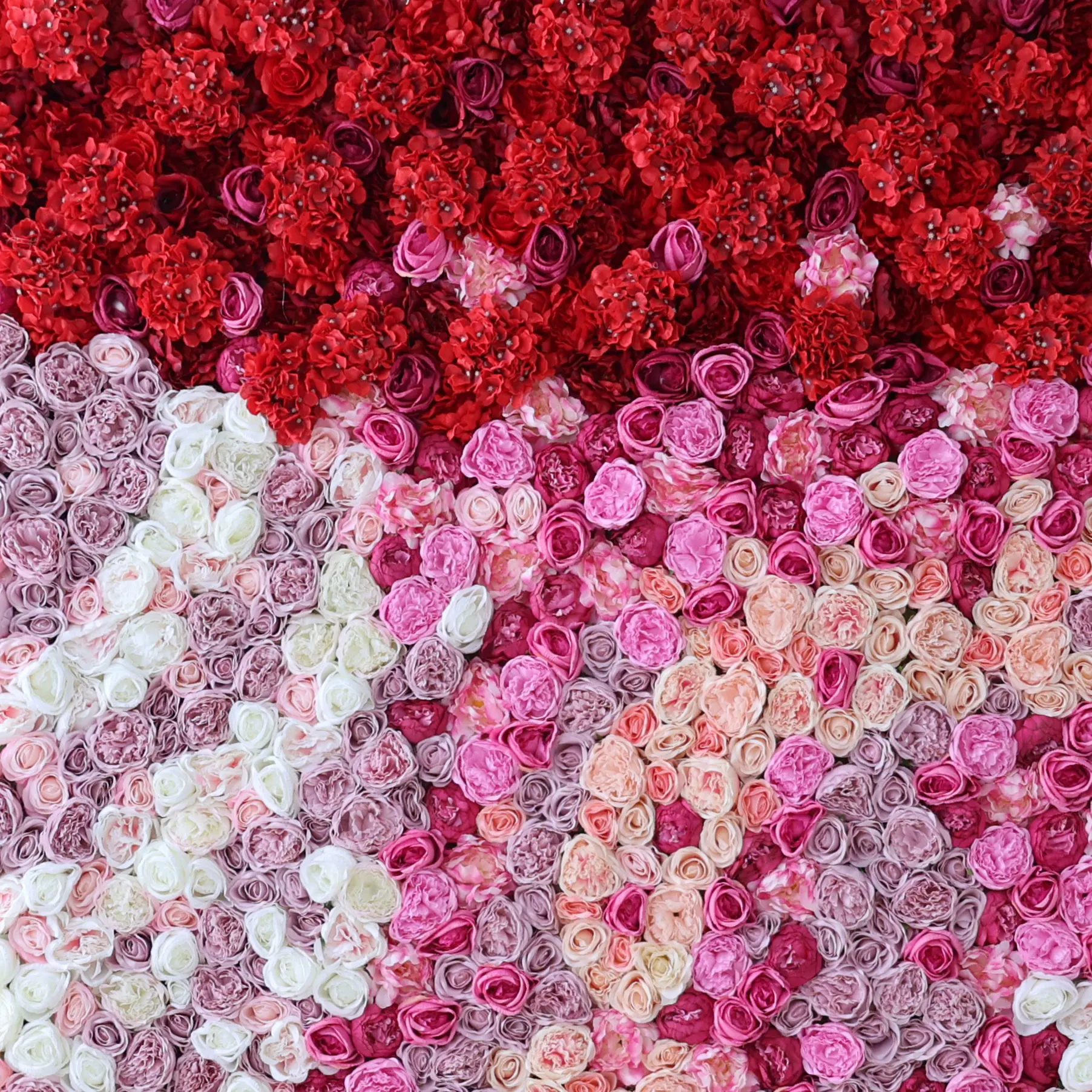 Настенные декоративные цветы YuLiFlower 3D цветочные венки и растения розовые белые