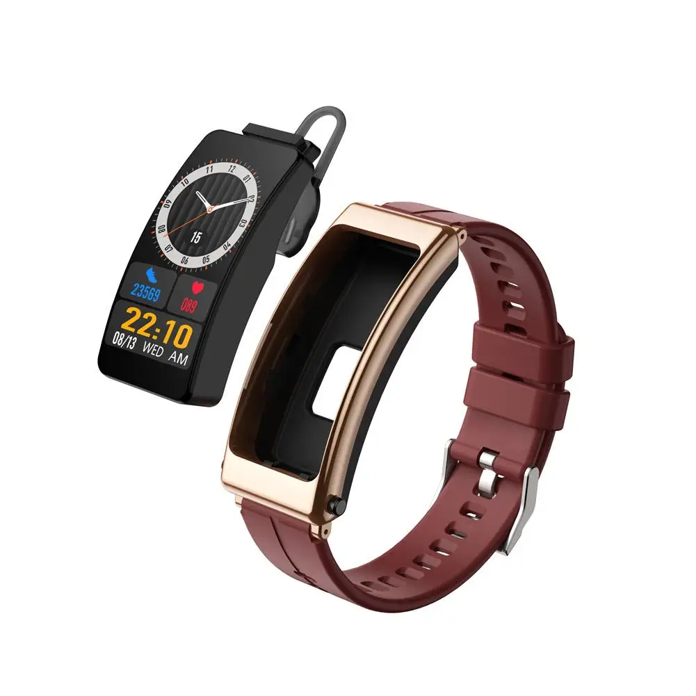 K13 Smartwatch Headset Multi-Function Touch Screen Bluetooth-compatible Earphone Pedometer Fitness Sports Smart Bracelet