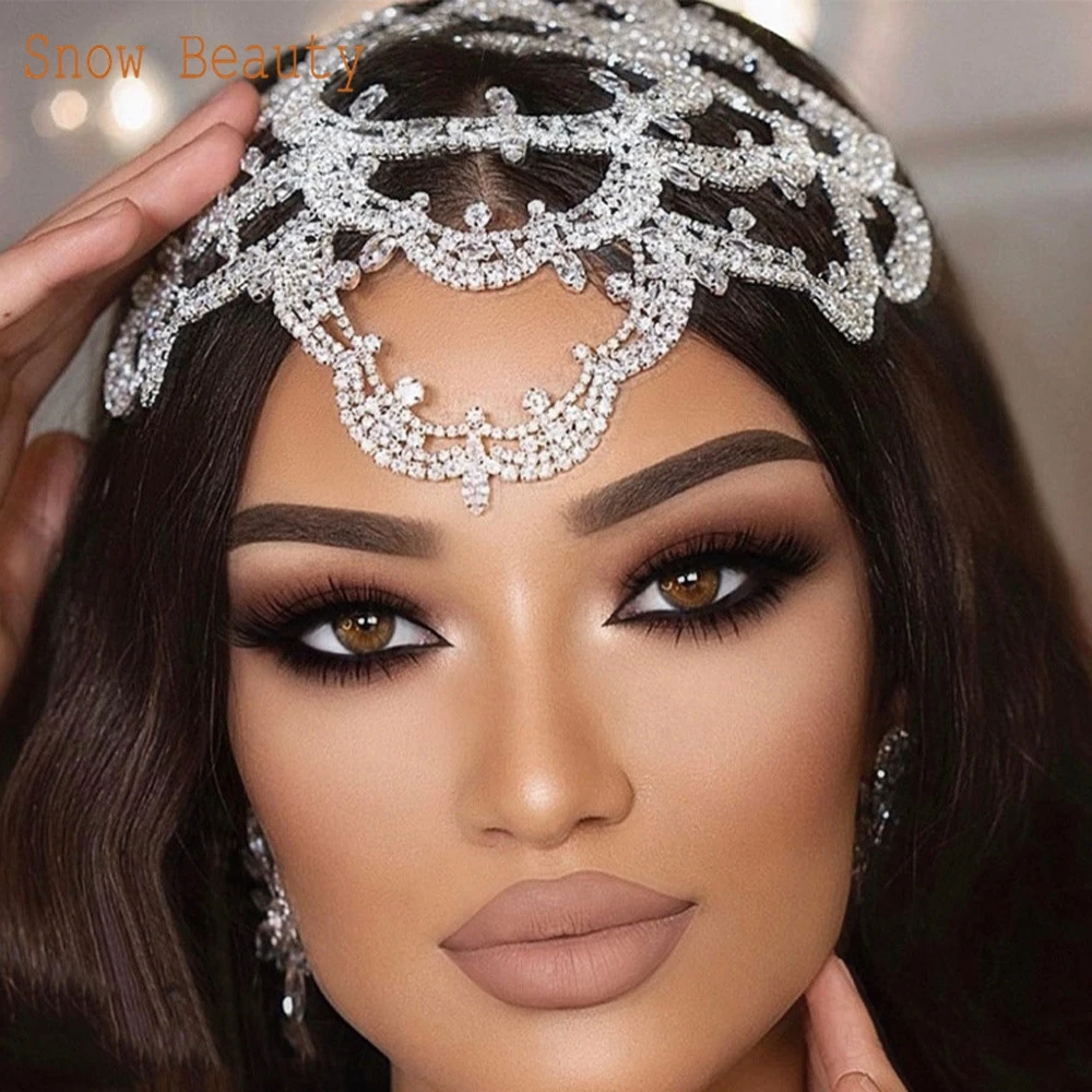 

A515 Luxury Wedding Headpiece Bridal Tiaras Women Headwear 2022 Baroque Hairband Baroque Beauty Pageant Hair Jewelry Accessories