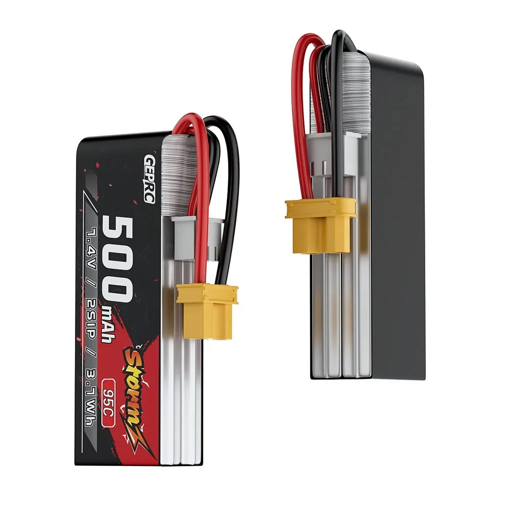 GEPRC Storm LiPo 2S 500 мАч 95C аккумулятор XT30 подходит для дрона серии Darkstar20 RC FPV