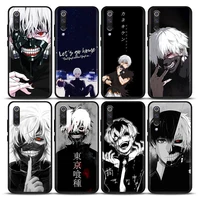 phone case for xiaomi mi a2 8 9 se 9t 10 10t 10s cc9 cc9e note 10 lite pro 5g tpu case cover tokyo ghoul animation kaneki ken