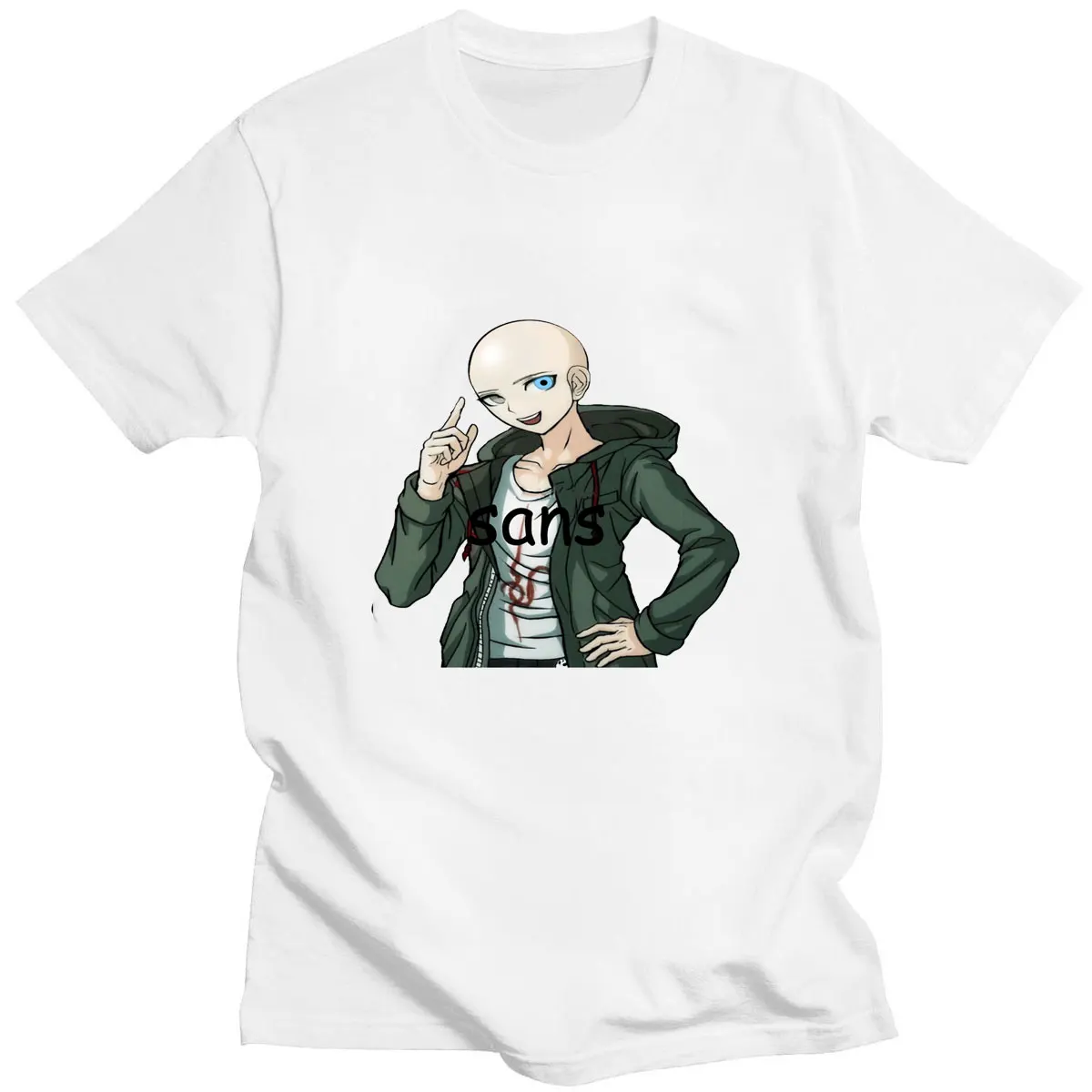 

Casual Pattern Print Clothing DanganRonpa Game Over Short Sleeve Mens Harajuku Tshirt Hip Hop New Style Japan Anime Streetwear