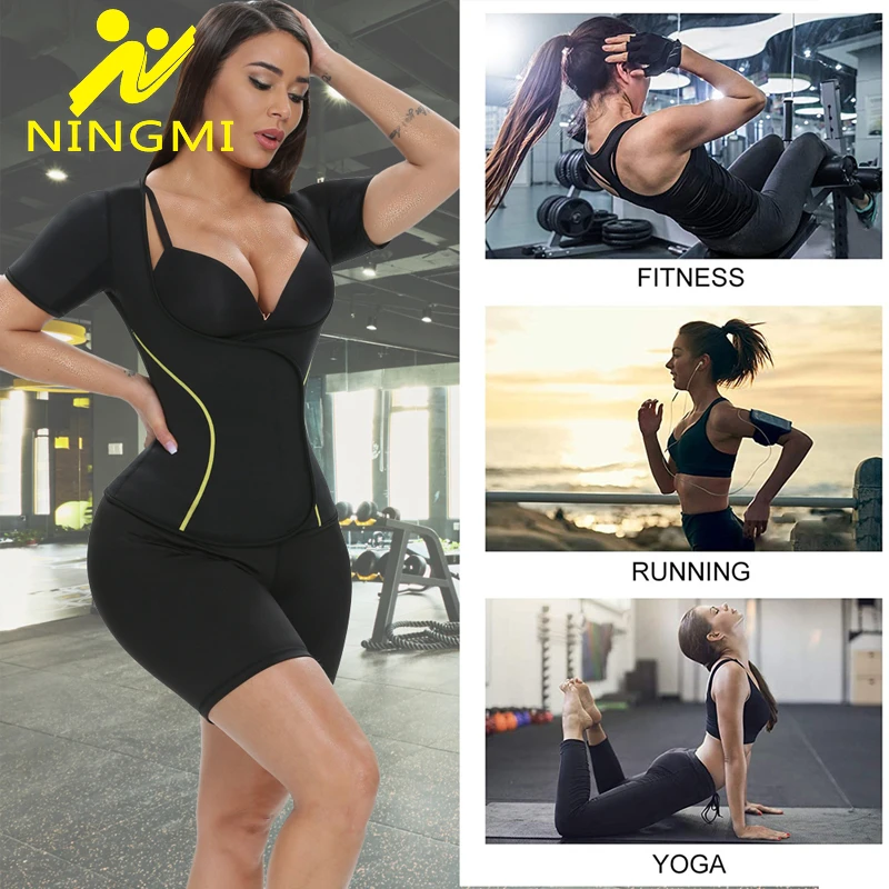 Женская тренировочная рубашка жилет для пота майка-сауна Корректирующее белье