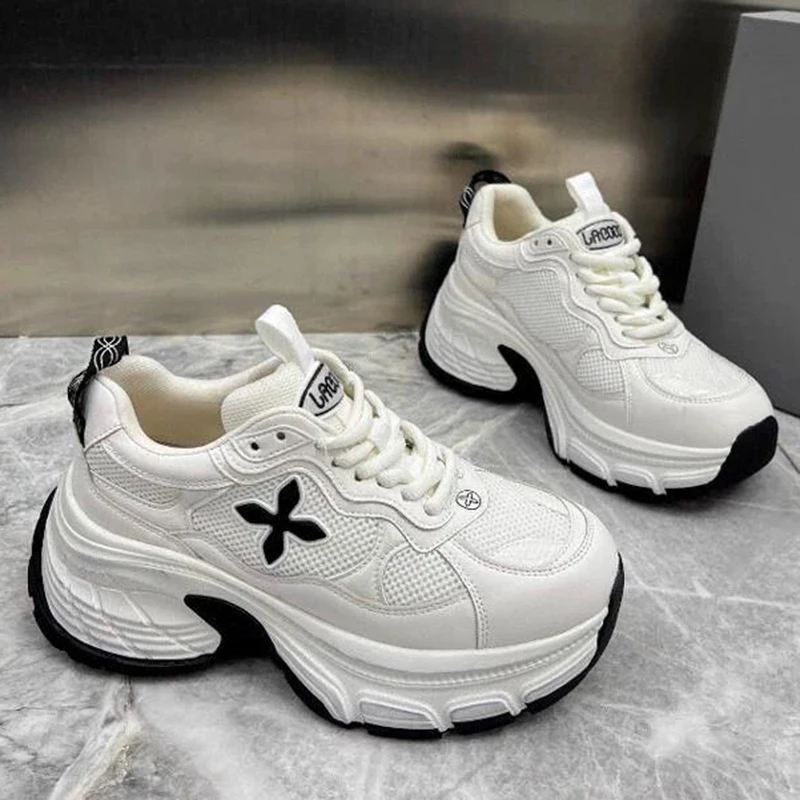 Кроссовки женские на платформе уличный тренд Повседневная Уличная обувь для