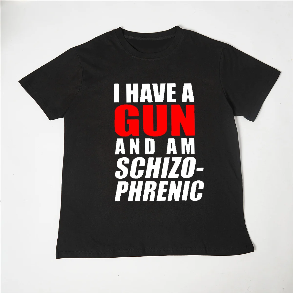 Мужская футбольная рубашка с пистолетом и принтом Shizo Frenzy хлопковая футболка