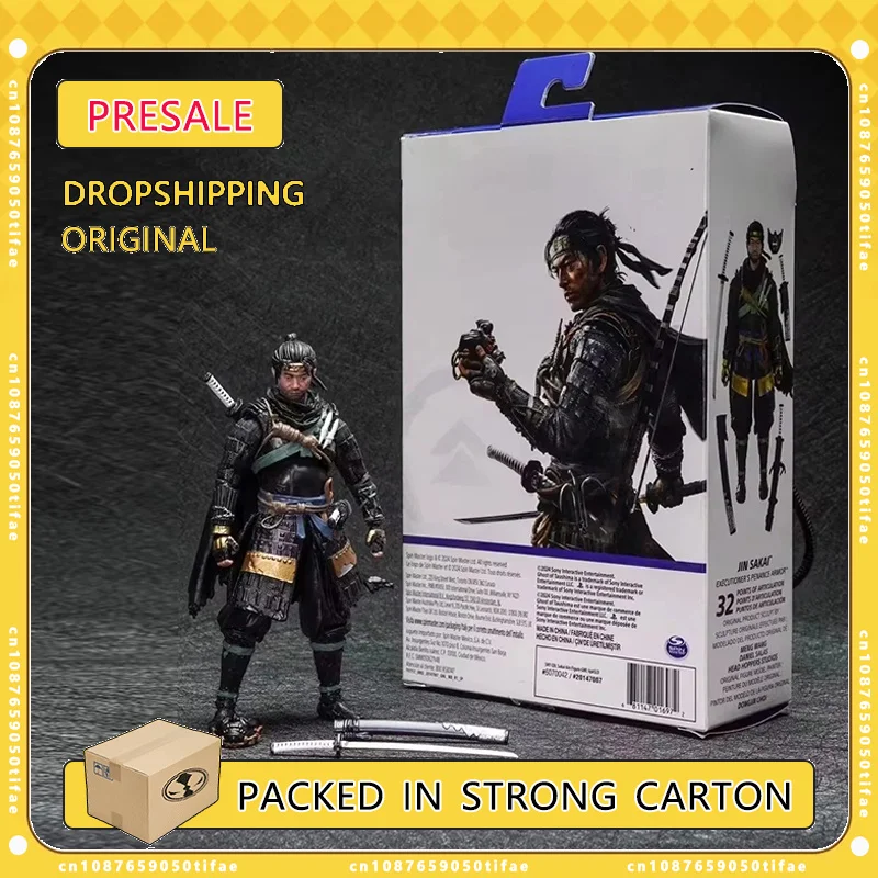 Коллекция форм Призрак Цусимы 6 дюймов фигурки Jin Sakai GK модель гаража оригинальные