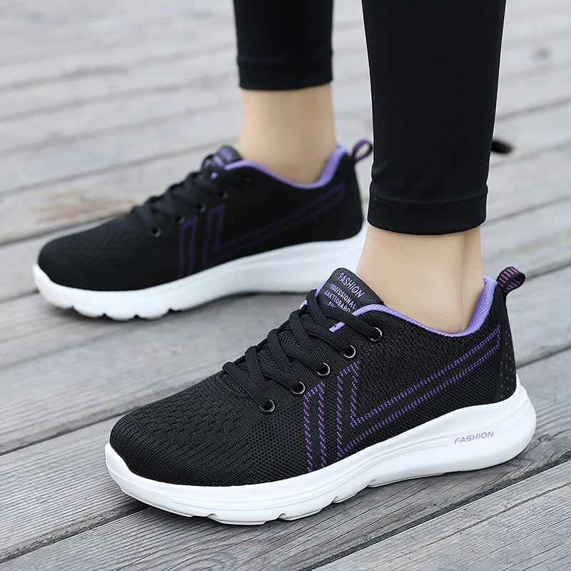 

2022 Women's Shoes Mesh Breathable Thick Sole Women's Shoes Sneakers Lace Up Women's Shoes Casual Running Fitness Women's Shoes