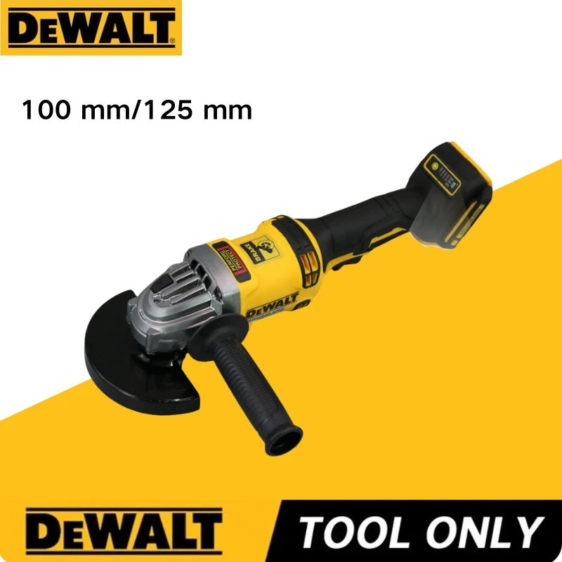 DEWALT Аккумуляторная угловая шлифовальная машина 20 В с батарейным питанием