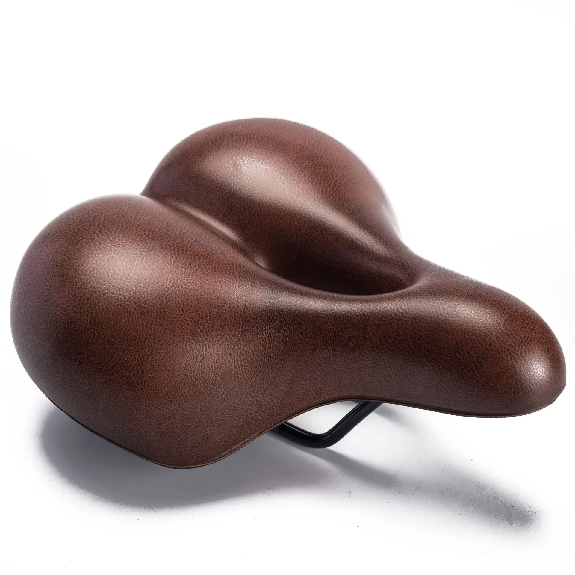 Seat Cushion Vintage Brown Comfortable Mountain Bike Saddle 