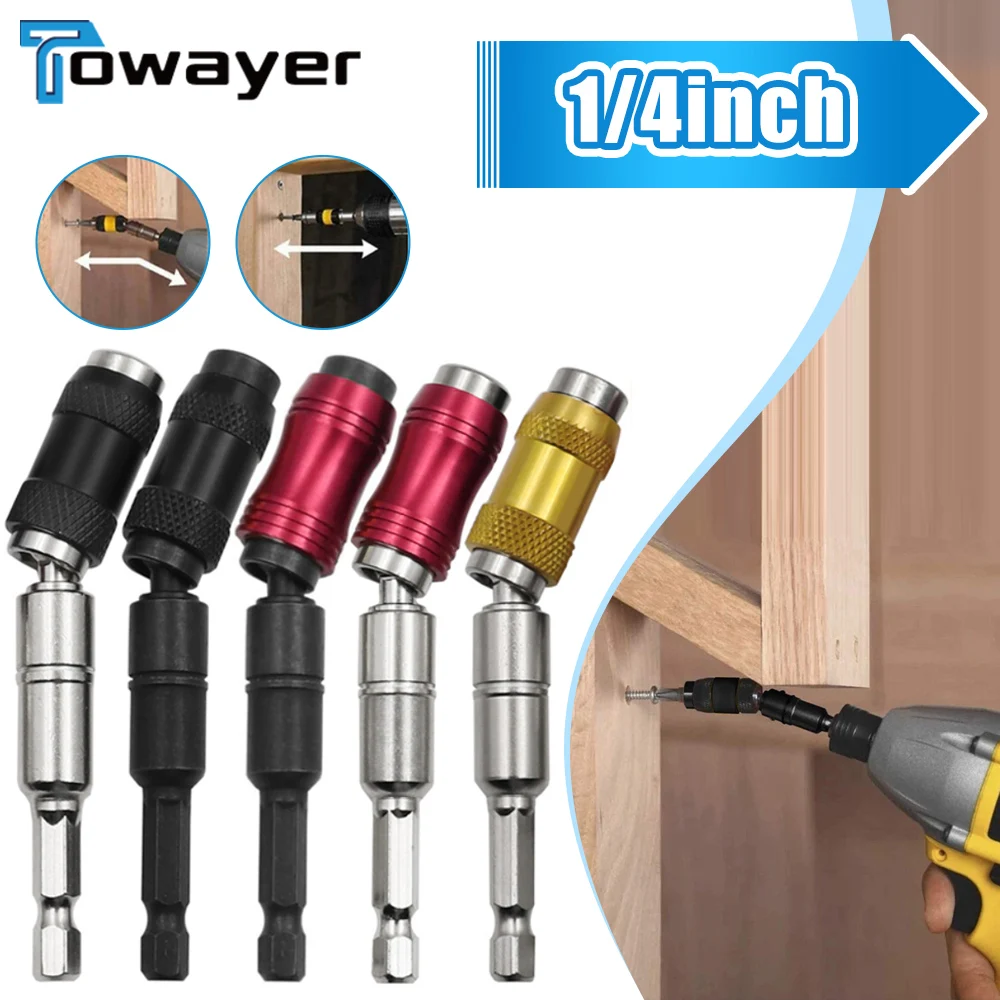 

1/4 "Hex Screwdriver Bit Drill Hand Tools Magnetic Bit Holder Extension Rod Quick Change Holder Drive Guide Bits For Screwdriver