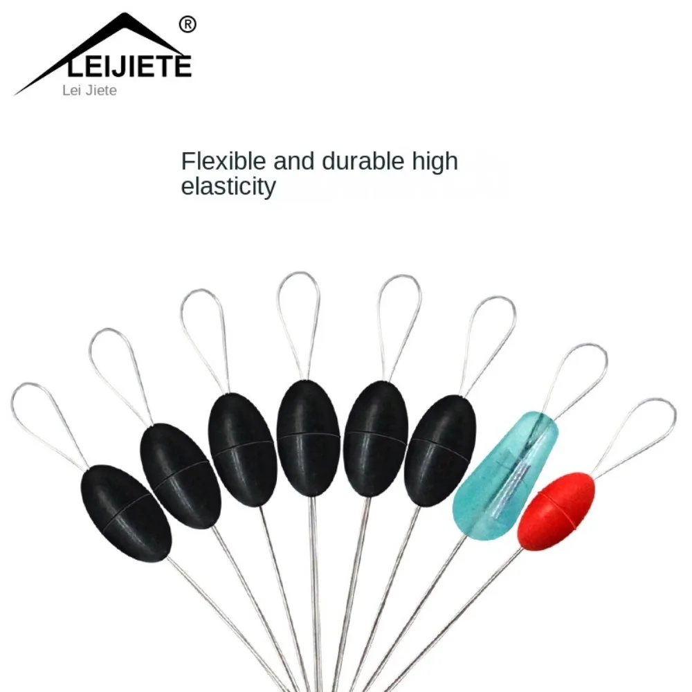 

Float Fishing Bobber Stopper Line Tackle Accessories transparent Space Beans 6+2 Fishing Supply Rubber Bean Lakes Rivers Sea