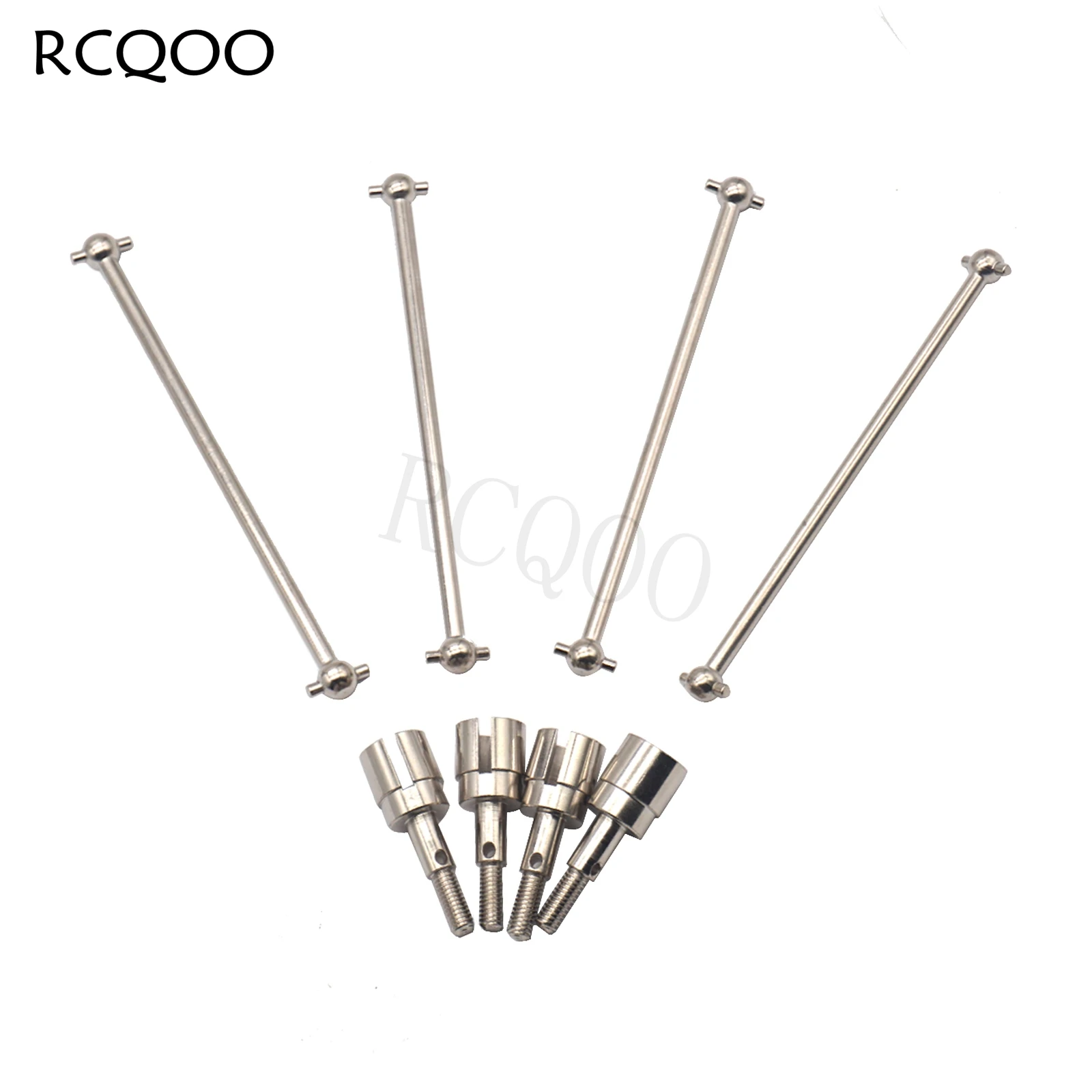 

Steel Dogbones 89.5mm Drive Shaft & Stub Wheel Axle 02033 Compatible with Redcat Volcano HSP Exceed 1/10 RC Car Truck