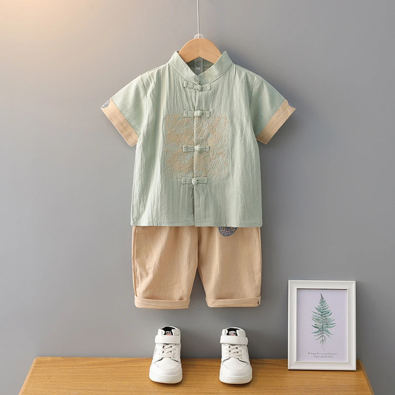 Костюм Тан Новогодние Детские традиционные китайские костюмы хлопковые