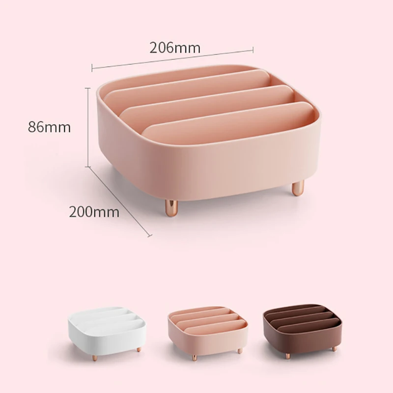 

Makeup Organizer Adjustable Storage Box For Eyebrow Pencil Lipstick Eyeliner powder perfume Storage Box Display Stand Holder